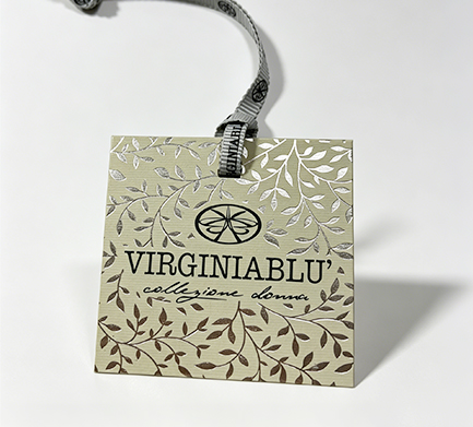Customized light luxury women's clothing tags | VIRGINIABLU brand high-end clothing accessories